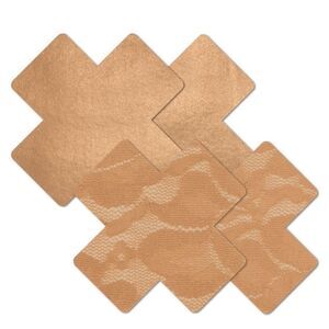 Bristols Six: Nippies® Cross-Shaped Disposable Nipple Cover Set – Caramel